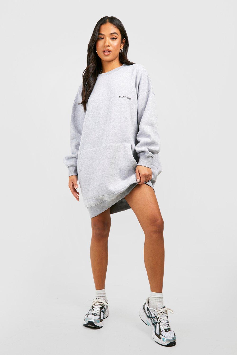 Hoodie best sale dress petite